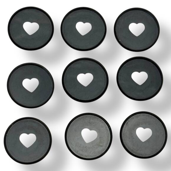 The Happy Planner Plastic Disks Set of 9 Black - Picture 1 of 2